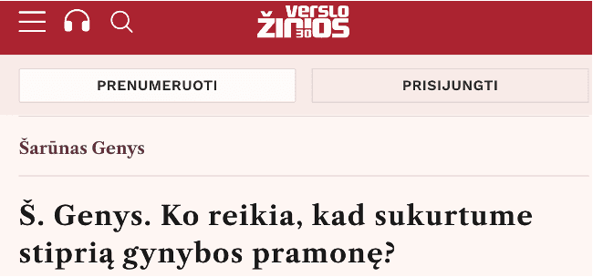 Verslo žinios